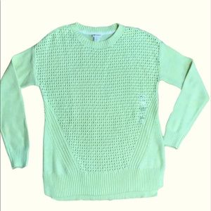 Stylus Crewneck Sweater Citron Glow Marled Size M